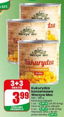 Kukurydza konserwowa Warzyw Moc
