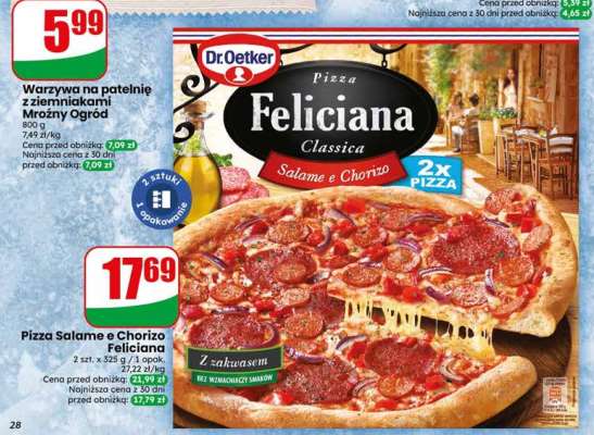 Pizza salame e chorizo Feliciana