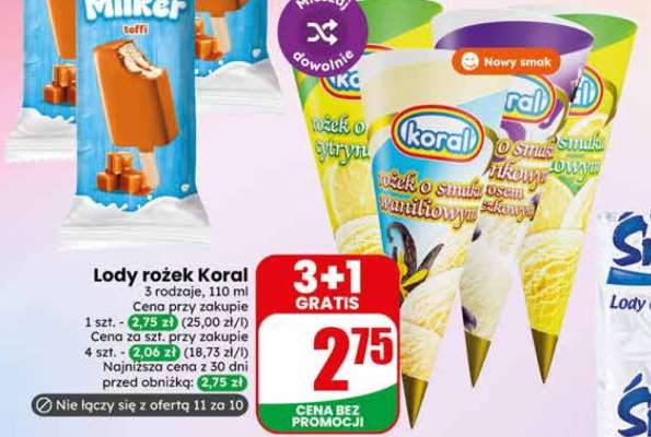 Lody Rożek Koral