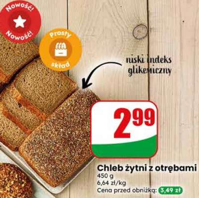 Chleb żytni z otrębami