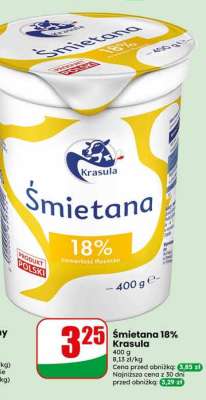 Śmietana 18% Krasula