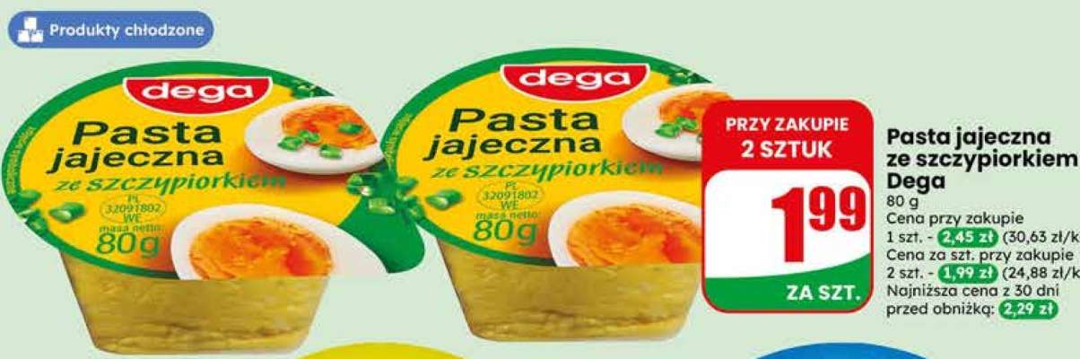 Pasta jajeczna ze szczypiorkiem Dega