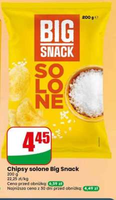 Chipsy solone Big Snack