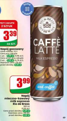 Napój mleczno-kawowy milk espresso Rio de Brass