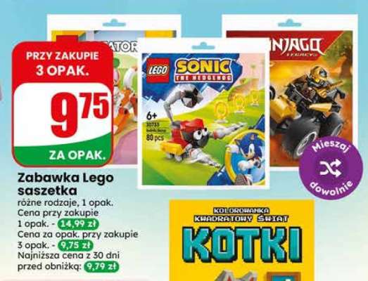 Zabawka Lego saszetka