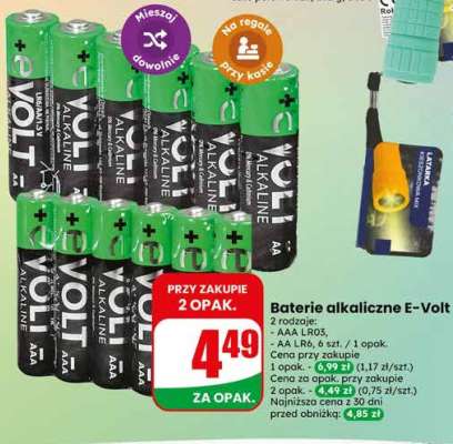 Baterie alkaliczne E Volt