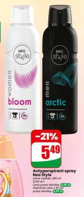Antyperspirant spray Neo Style