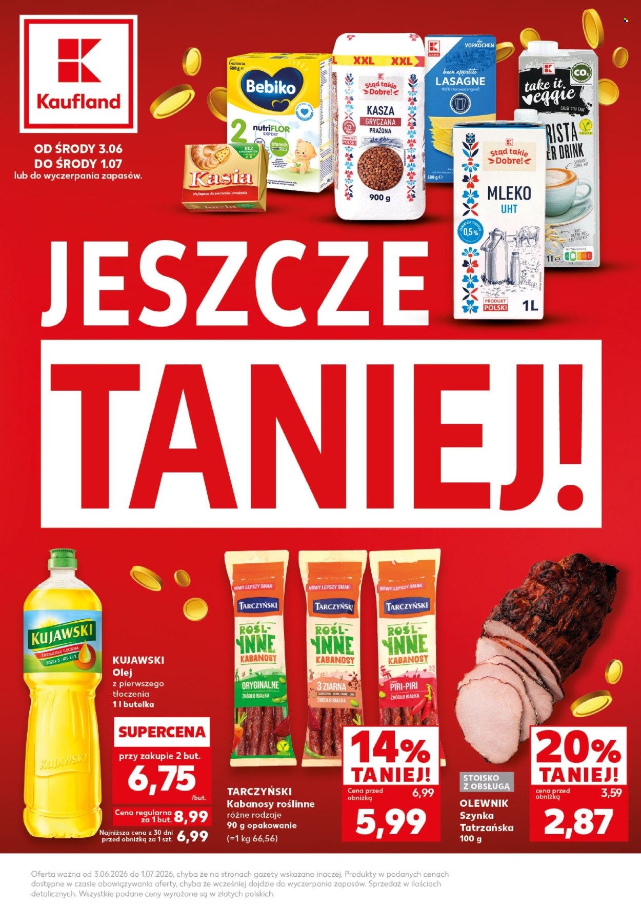 Leták Kaufland - 3.6.2026 - 1.7.2026. Strana 1