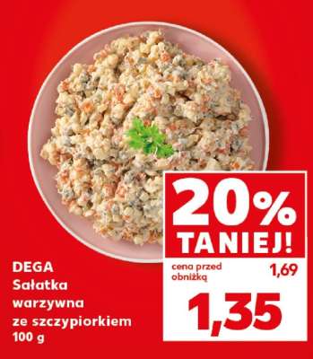 DEGA Sałatka warzywna ze szczypiorkiem 100 g