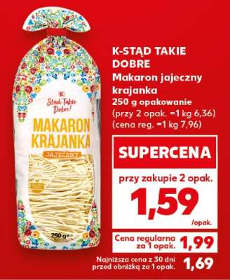 K-STAĎ TAKIE DOBRE Makaron jajeczny krajanka