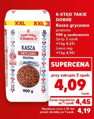K-STĄD TAKIE DOBRE Kasza gryczana prażona
