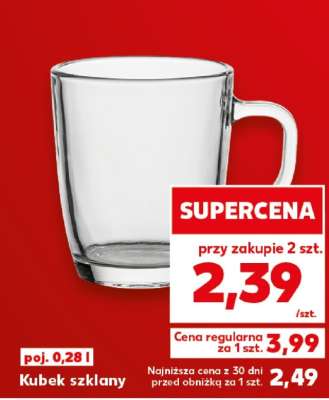 Kubek szklany