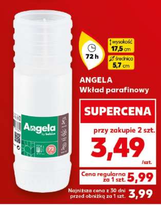 ANGELA Wkład parafinowy
