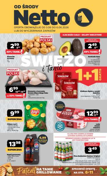 Gazetka Netto - 3.06.2026 - 6.06.2026.