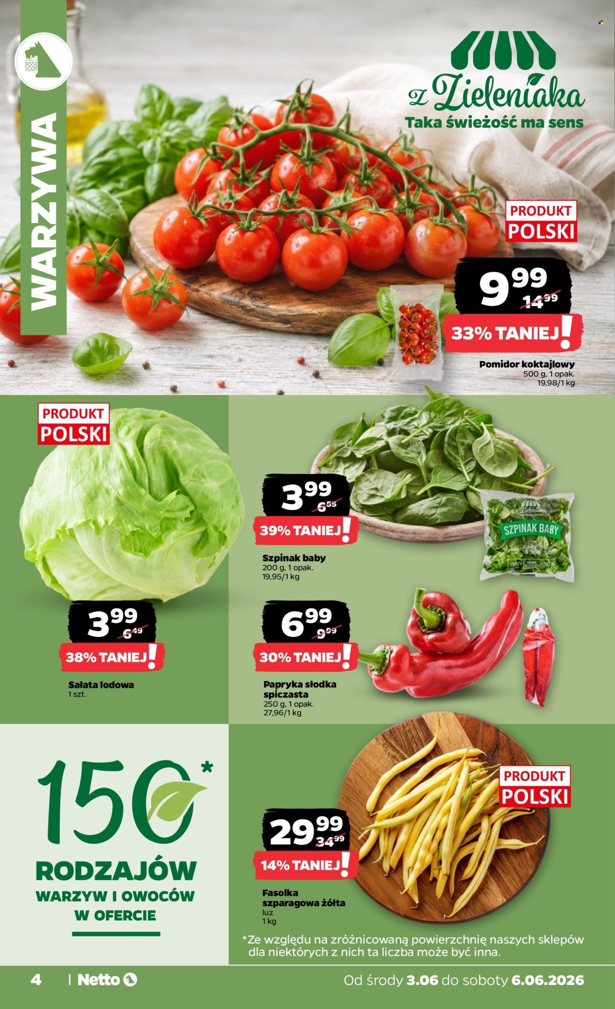 Leták Netto - 3.6.2026 - 6.6.2026. Strana 4