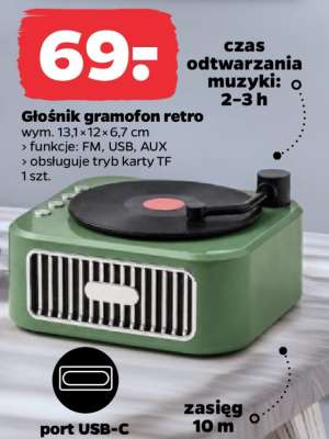 Głośnik gramofon retro