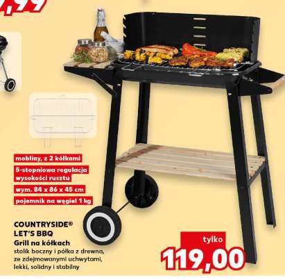 COUNTRYSIDE® LET'S BBQ Grill na kółkach