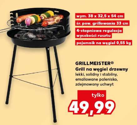 GRILLMEISTER® Grill na węgiel drzewny