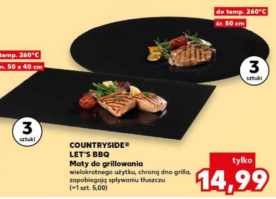 COUNTRYSIDE® LET’S BBQ Maty do grillowania