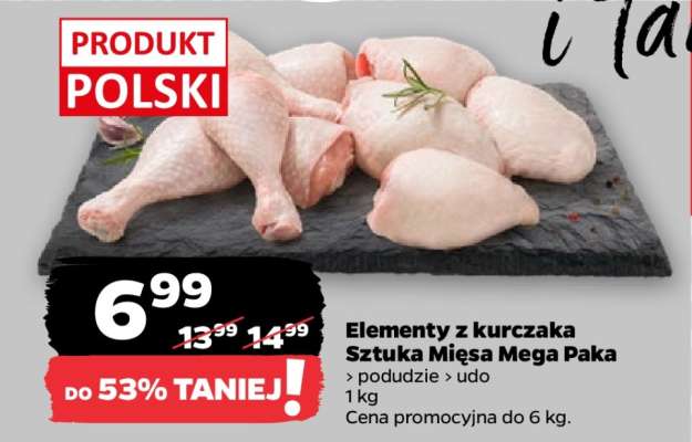 Elementy z kurczaka Sztuka Mięsa Mega Paka