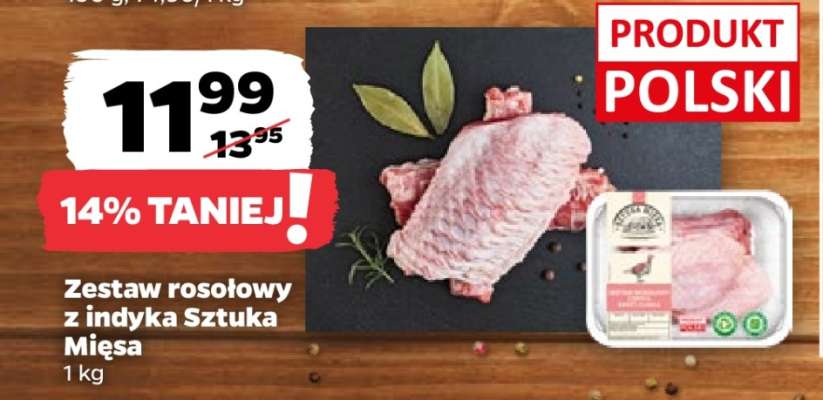 Zestaw rosołowy z indyka Sztuka Mięsa
