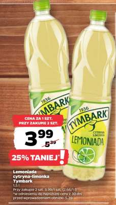 Lemoniada cytryna- -limonka Tymbark