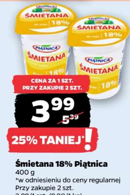 Śmietana 18% Piątnica
