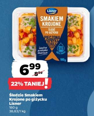 Śledzie Smakiem Krojone po giżycku Lisner