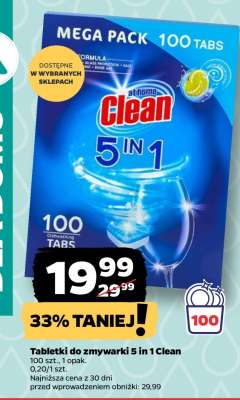 Tabletki do zmywarki 5 in 1 Clean