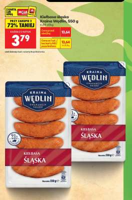 Kiełbasa Śląska Kraina Wędlin 550 g