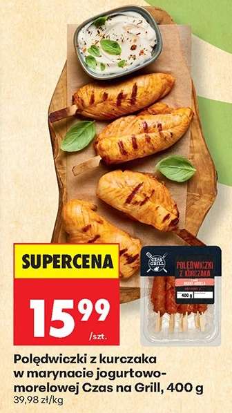 Polędwiczki z kurczaka w marynacie jogurtowo morelowej Czas na Grill 400 g