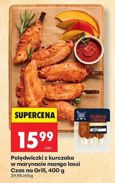 Polędwiczki z kurczaka w marynacie mango lassi Czas na Grill 400 g