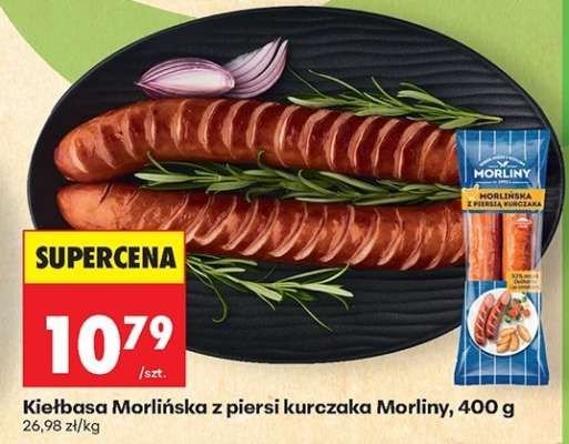 Kiełbasa Morliňska z piersi kurczaka Morliny 400 g