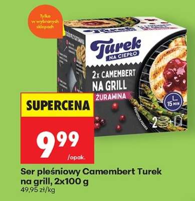 Ser pleśniowy Camembert Turek na grill, 2x100 g