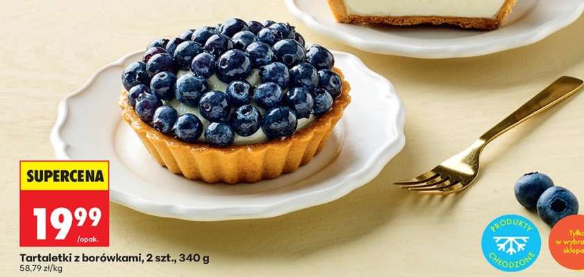 Tartaletki z borówkami, 2 szt., 340 g