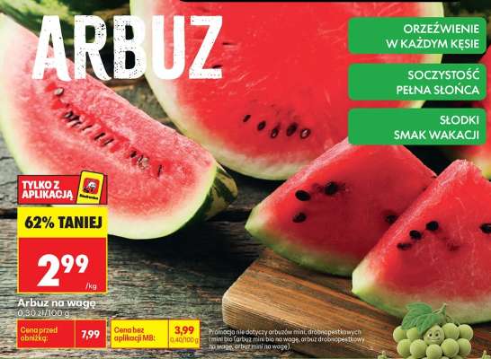 Arbuz na wagę
