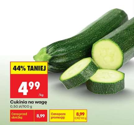 Cukinia na wage