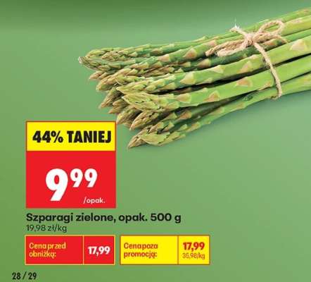 Szparagi zielone Opak. 500 g