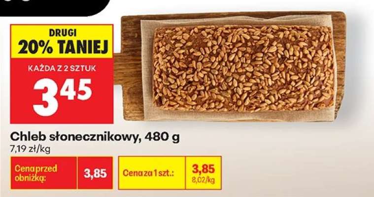 Chleb słonecznikowy 480 g