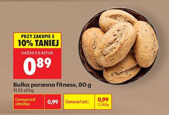 bułka poranna fitness , 80 g