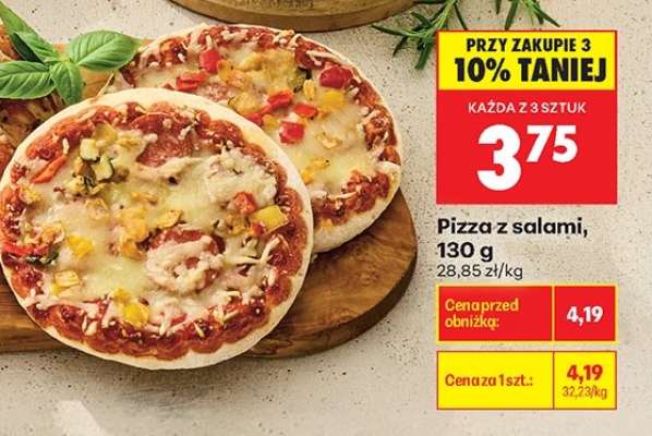 Pizza z salami 130 g