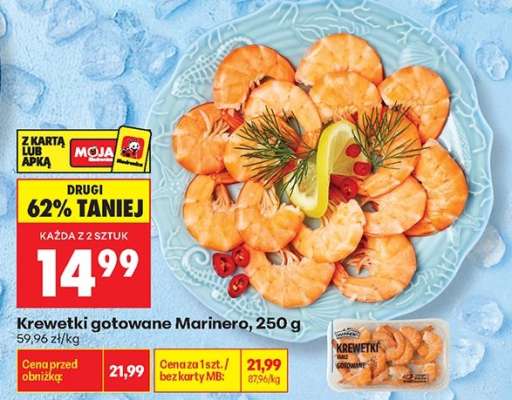 Krewetki gotowane Marinero 250 g
