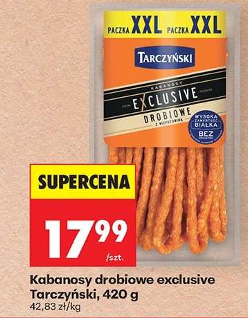 Kabanosy drobiowe exclusive Tarczyński, 420 g