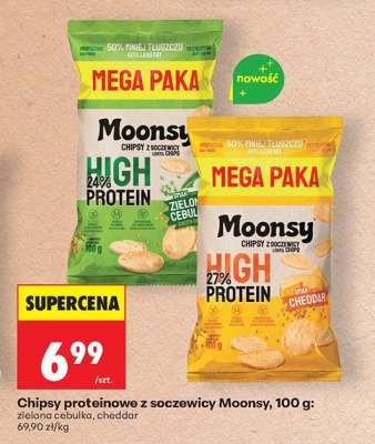 Chipsy proteinowe z soczewicy Moonsy, 100 g