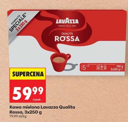 Kawa mielona Lavazza Qualita Rossa, 3x250 g