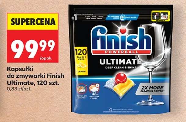 Kapsułki do zmywarki Finish Ultimate, 120 szt.