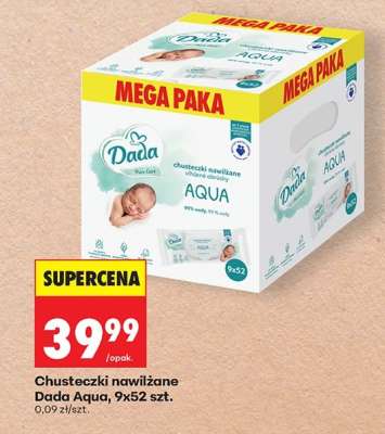 Chusteczki nawilżane Dada Aqua, 9x52 szt.