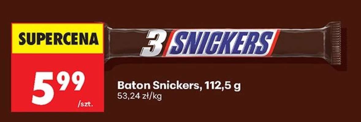 Baton Snickers, 112,5 g