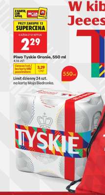 Piwo Tyskie Gronie, 550 ml