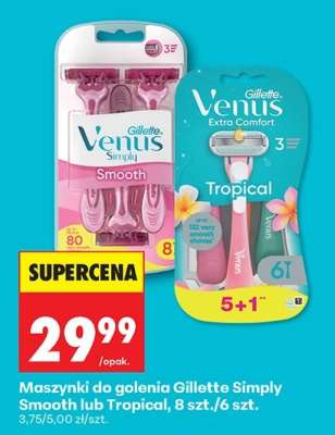 Maszynki do golenia Gillette Simply Smooth lub Tropical, 8 szt./6 szt.